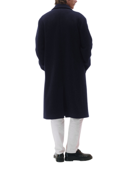 Maison Standards Tribeca Wool Blend Overcoat, Navy - view 2, Navy