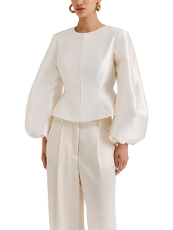 Malina Vendela Blouse, Ivory