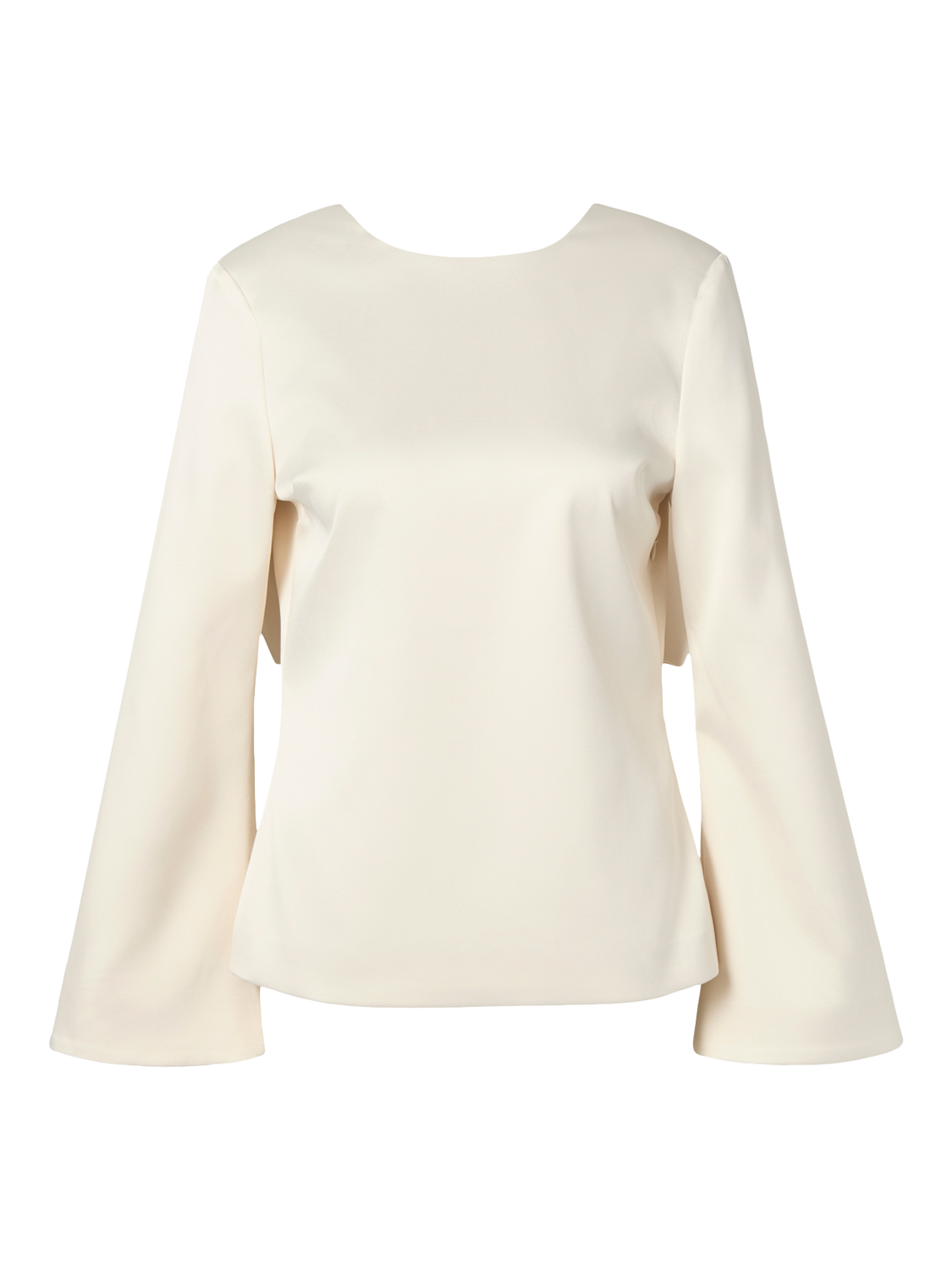 Product image 5 of 5, which shows Malina Elna Bow Blouse, Vanilla, 8