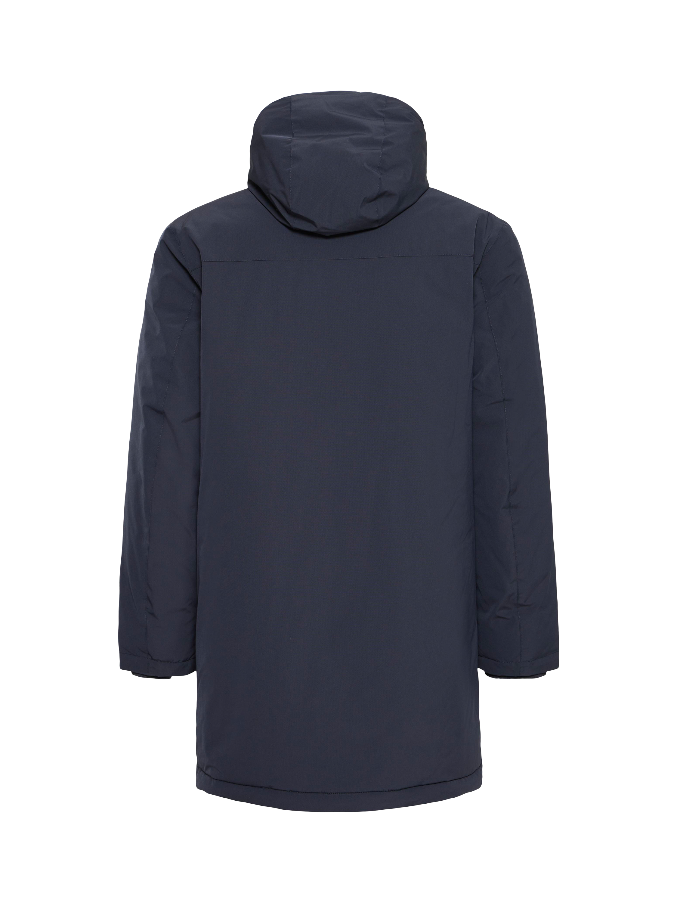 Product image 6 of 7, which shows Casual Friday Klint Longline Padded Parka Coat, Dark Navy, M