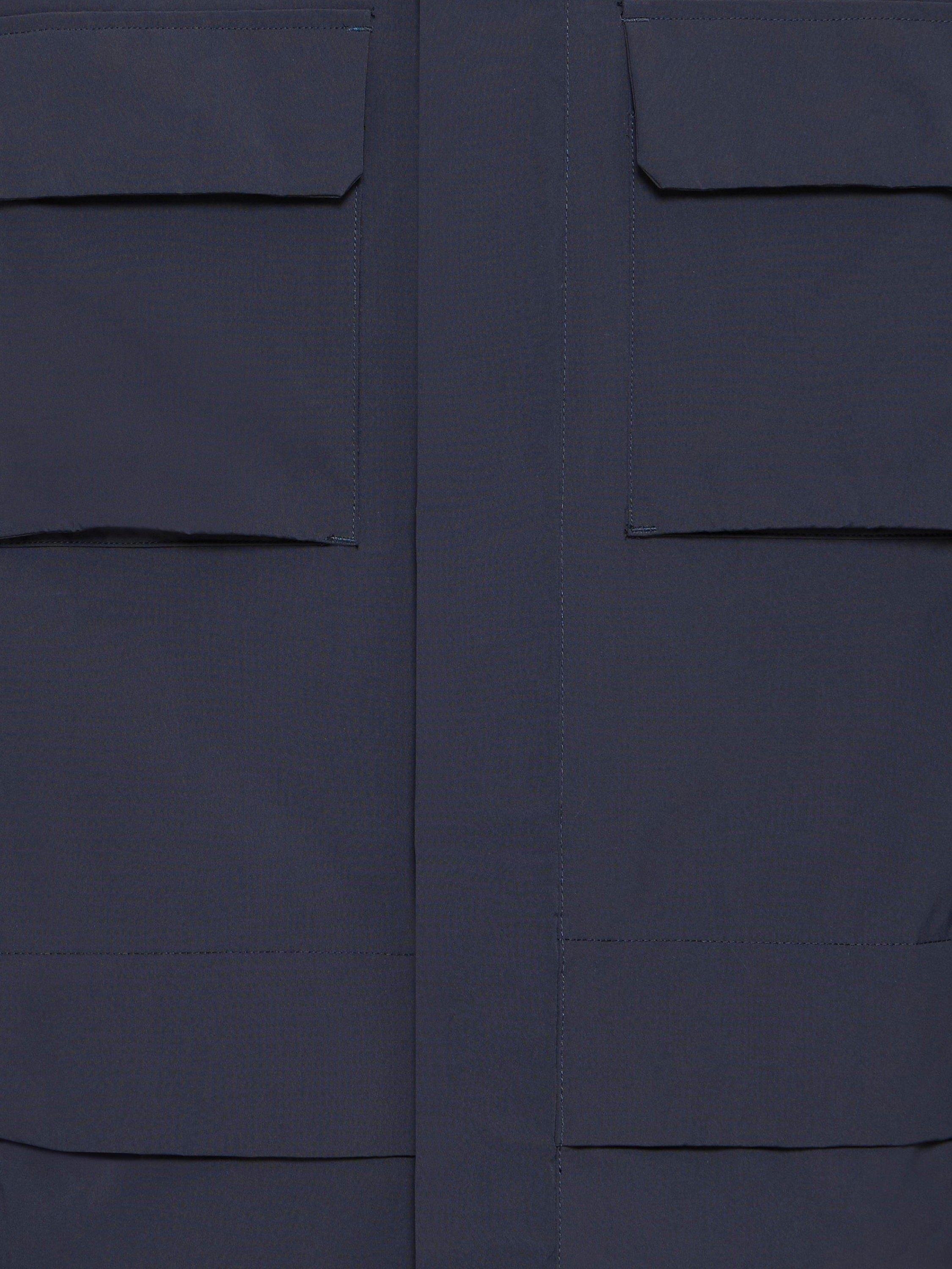 Product image 7 of 7, which shows Casual Friday Klint Longline Padded Parka Coat, Dark Navy, M