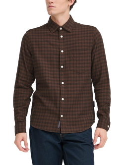 Casual Friday Benedict Cotton Regular Fit Check Shirt, Brown/Multi, Brown/Multi
