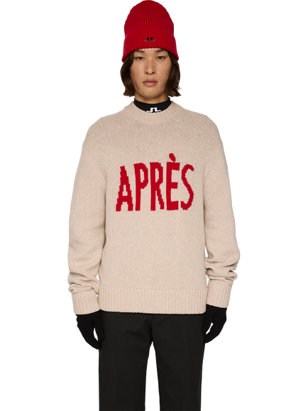 J.Lindeberg Fabian Wool Apres Jumper, Moonbeam