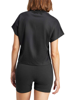 adidas Women's Cotton T-Shirt, Black - view 2, Black