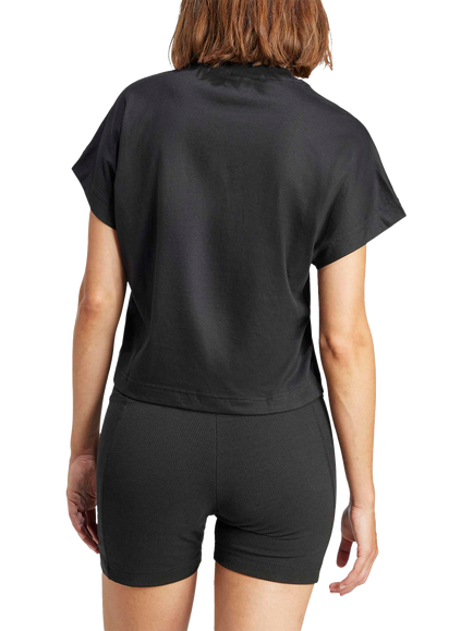 adidas Women's Cotton T-Shirt, Black - view 2, Black