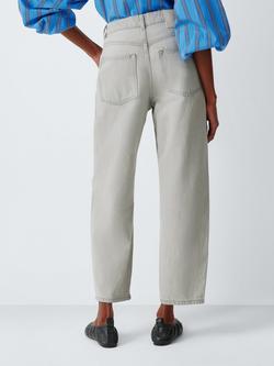 AND/OR Mid Rise Barrel Leg Jeans - view 2, Grey Bleach Wash