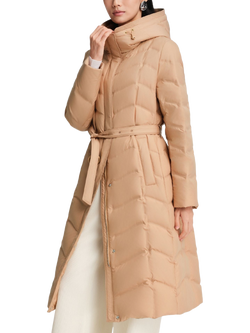 Bosideng Quilted Goose Down Full Length Jacket, Olive Tan