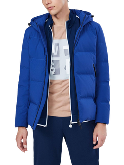 Bosideng Hooded Down Short Jacket, Sky Blue, Sky Blue