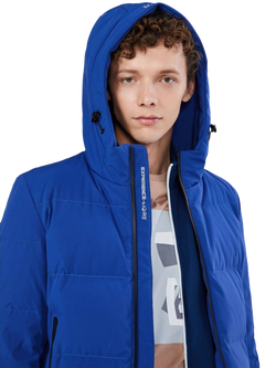 Bosideng Hooded Down Short Jacket, Sky Blue - view 2, Sky Blue