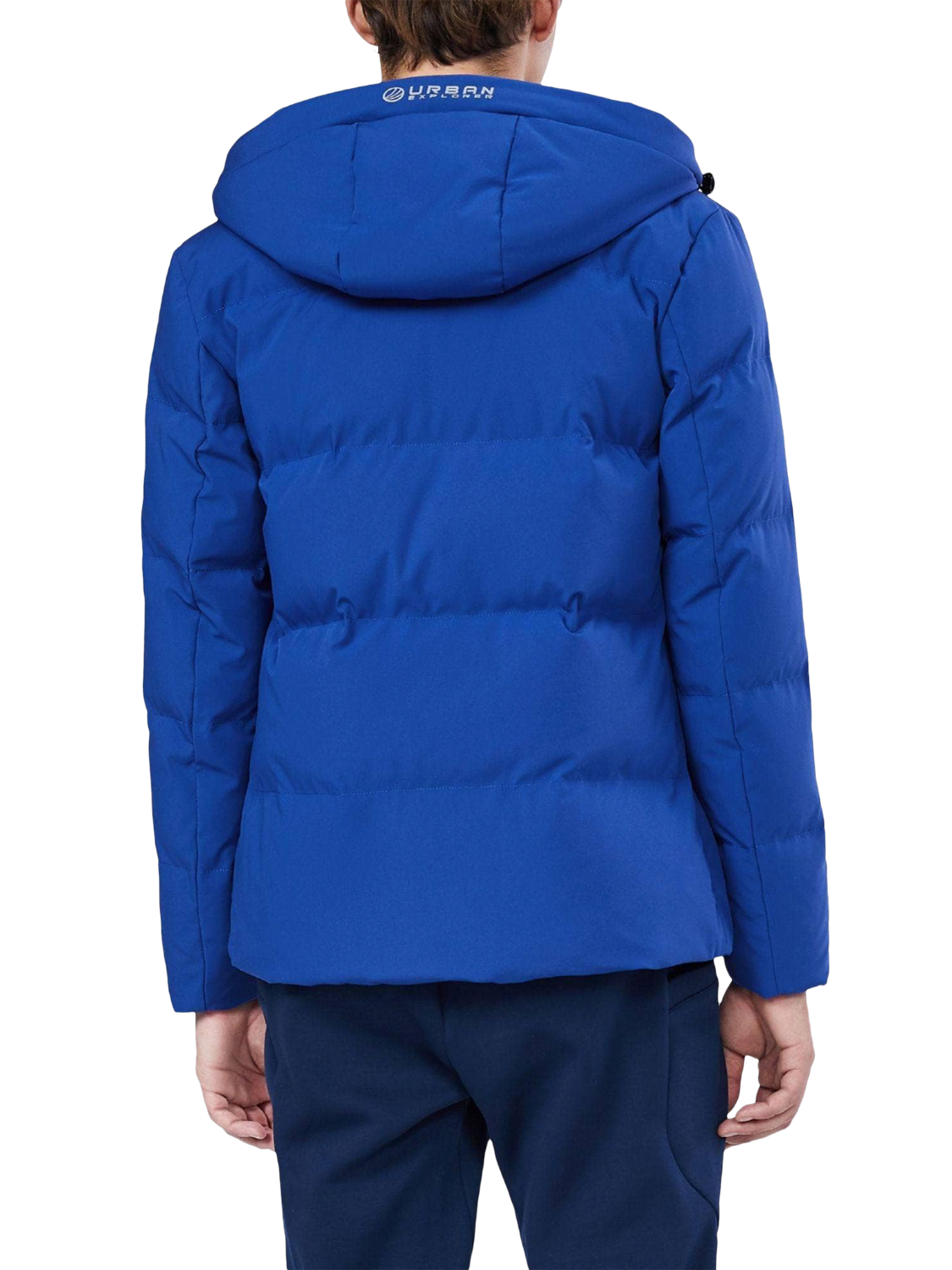 Product image 4 of 5, which shows Bosideng Hooded Down Short Jacket, Sky Blue, M