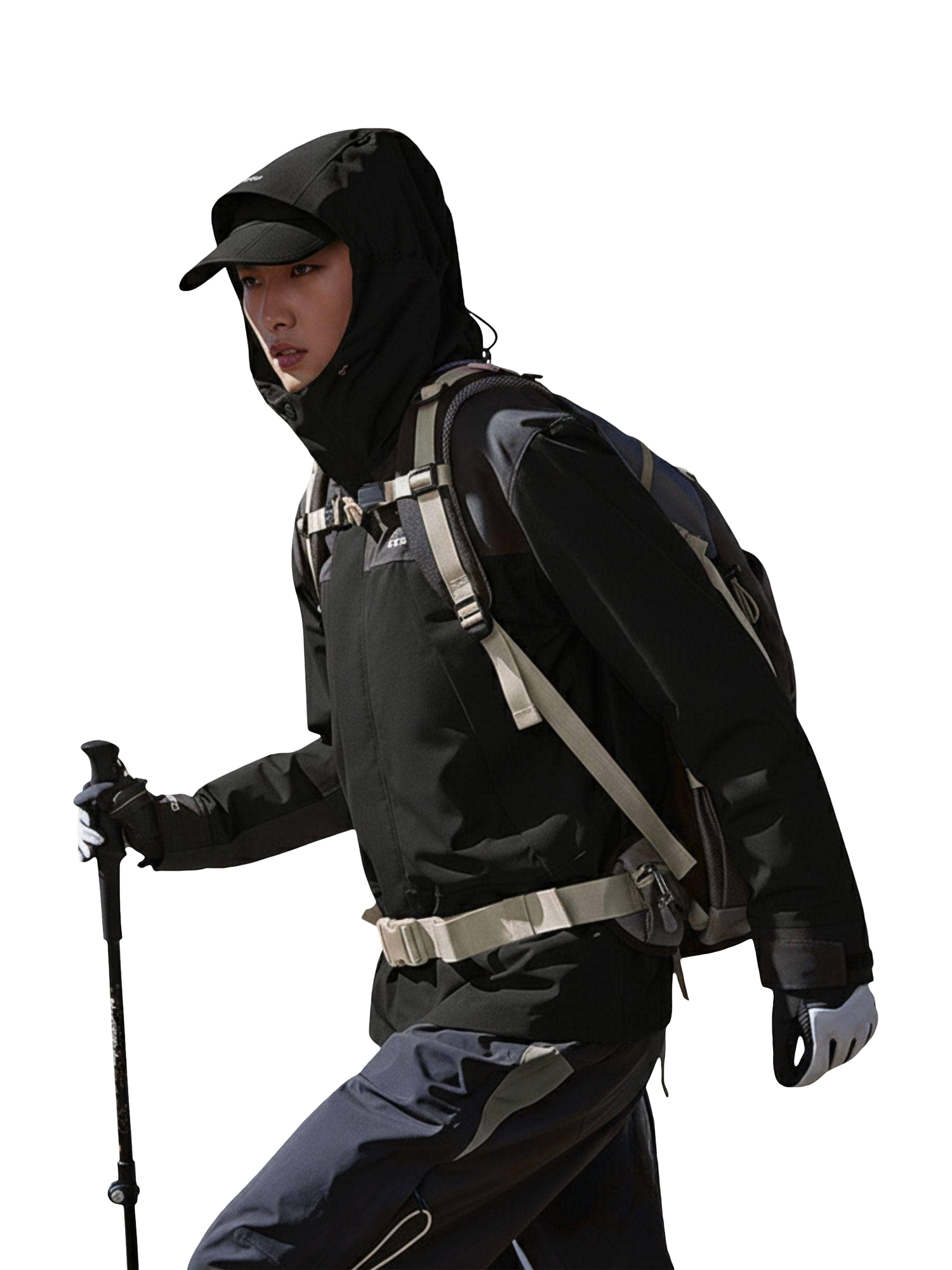 Product image 5 of 5, which shows Bosideng 3 in 1 All Weather Plus Down Jacket, Black, XL