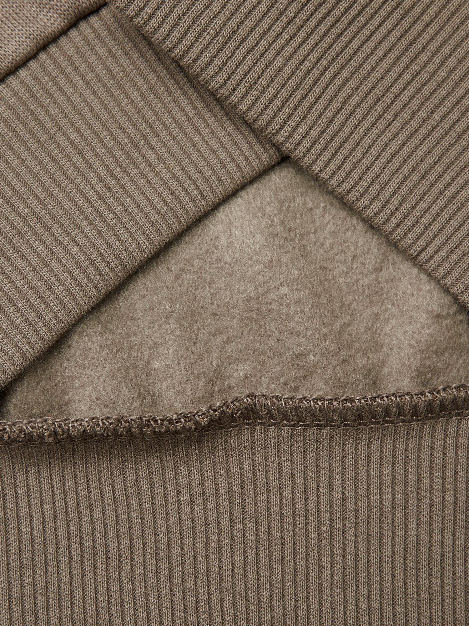 Product image 3 of 3, which shows Benetton Kids' Cotton Blend Crew Neck Sweatshirt, Brown/Multi, 3-4 years