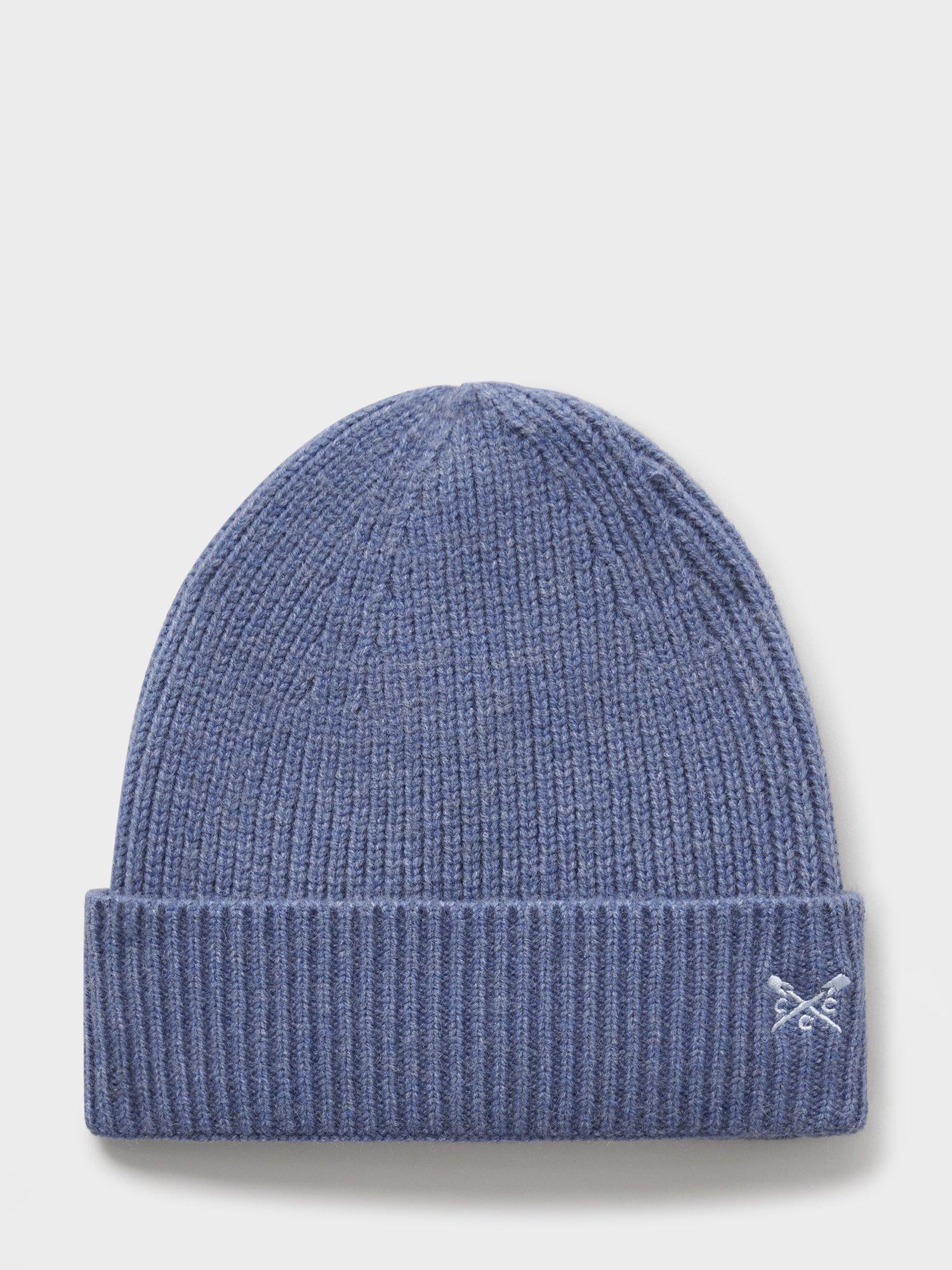 Product image 1 of 2, which shows Crew Clothing Knit Beanie Hat, Light Blue, One Size