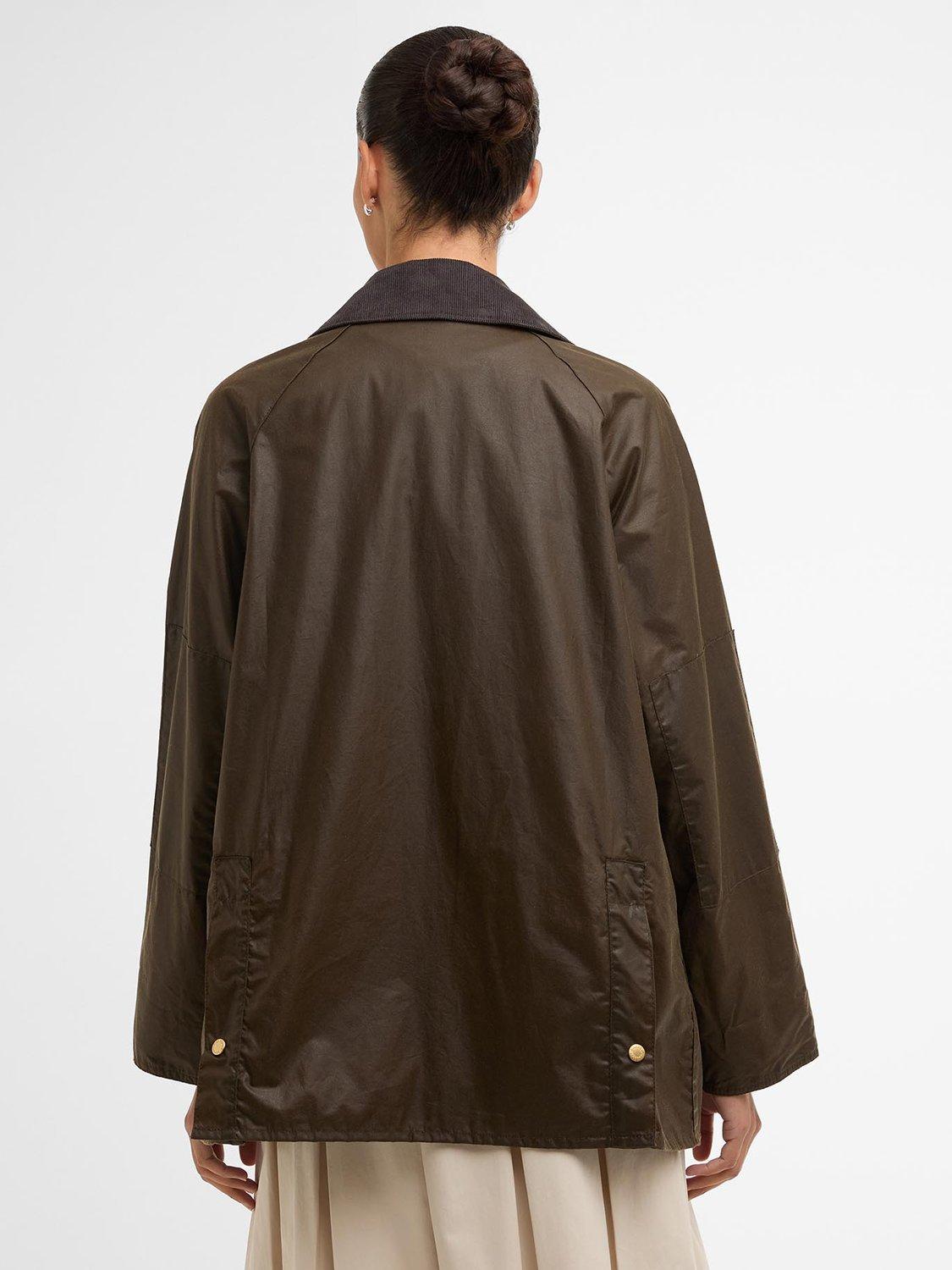 Product image 2 of 7, which shows Barbour Argill Wax Jacket, Dark Green, 8
