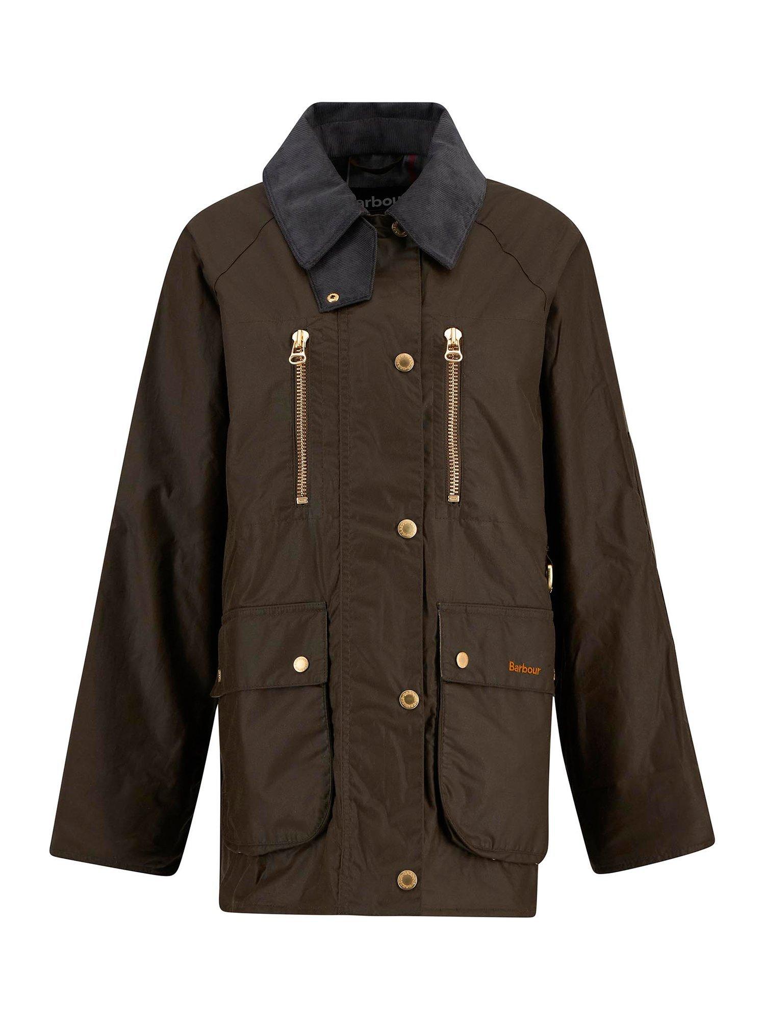 Product image 4 of 7, which shows Barbour Argill Wax Jacket, Dark Green, 8