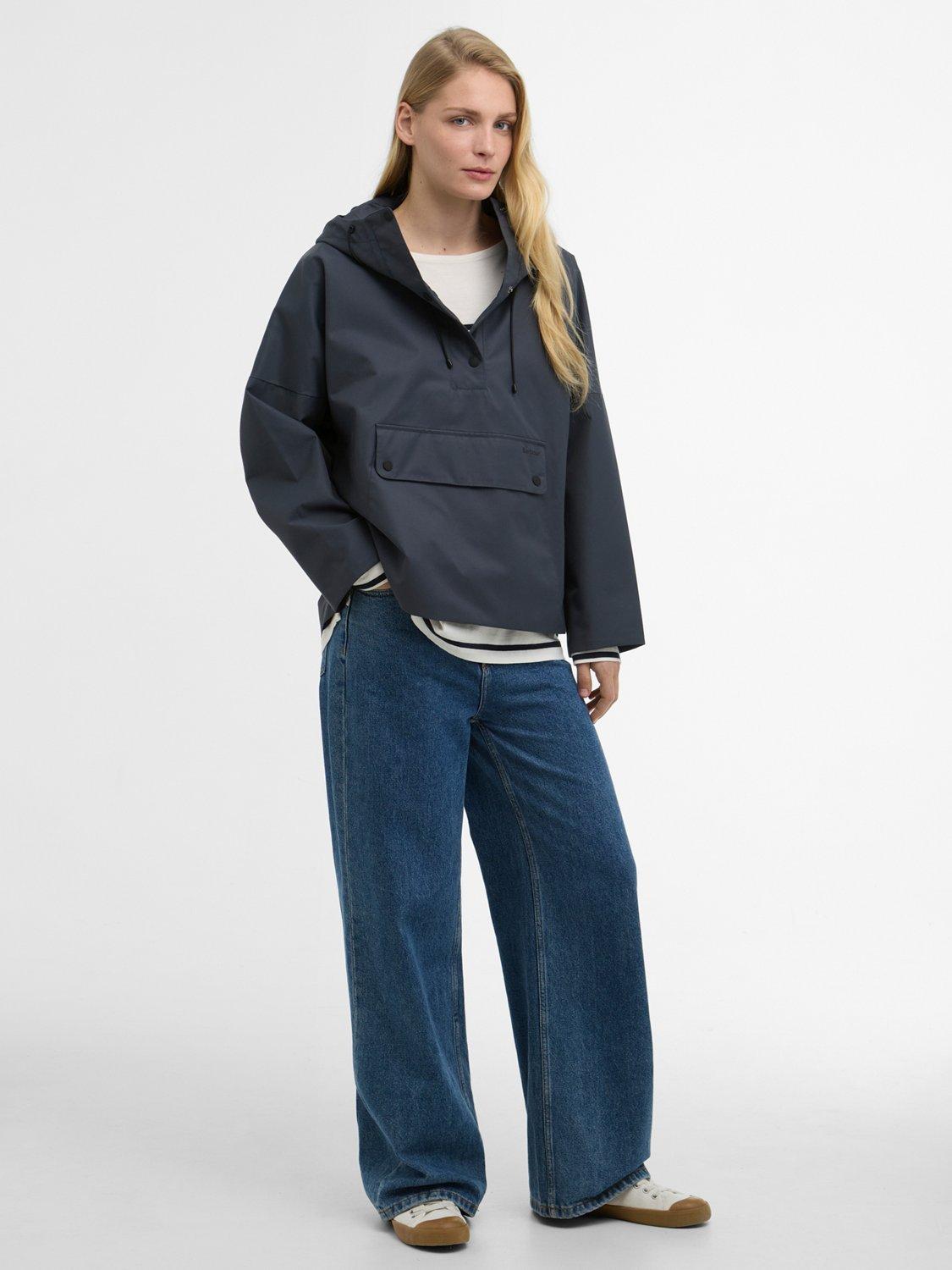 Product image 3 of 7, which shows Barbour Bedafell Showerproof Jacket, Navy, 8