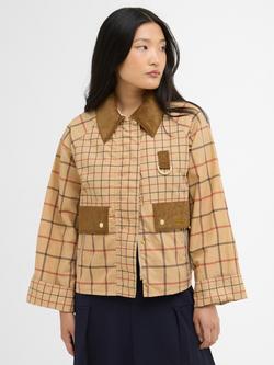 Barbour Mackworth Check Casual Jacket, Brown Multi, Brown Multi