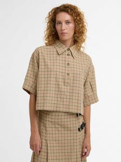 Barbour Edit Hollington Check Shirt, Brown, Brown