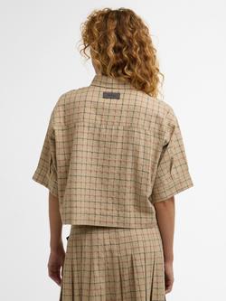 Barbour Edit Hollington Check Shirt, Brown - view 2, Brown