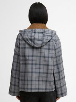 Barbour Carnforth Tartan Jacket, Grey/Brown - view 2, Grey/Brown