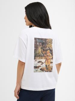 Barbour Kirby Graphic T-Shirt, White/Multi - view 2, White/Multi