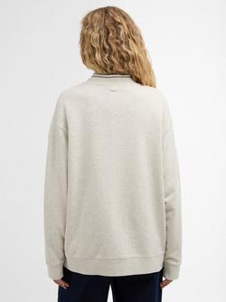 Barbour Hartland Logo Sweatshirt - view 2, Light Grey