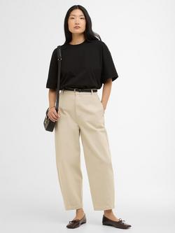 Barbour Daya Barrel Leg Jeans, Beige, Beige