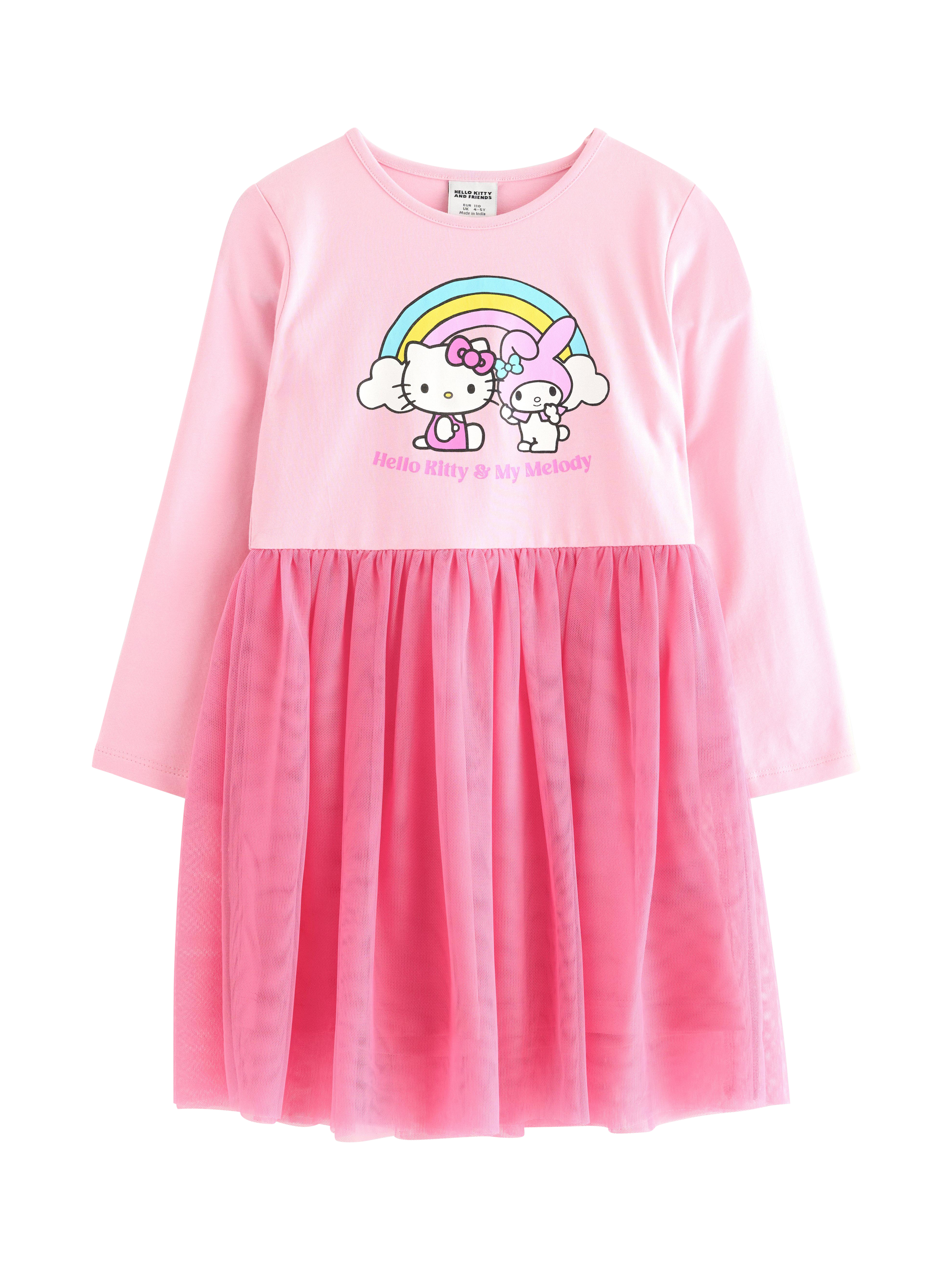 Product image 1 of 3, which shows Lindex Baby's Hello Kitty And Friends Dress , Light Pink, 6 years|7 years