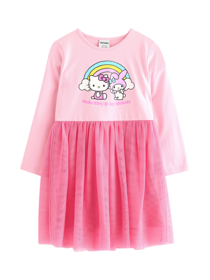 Lindex Baby's Hello Kitty And Friends Dress, Light Pink