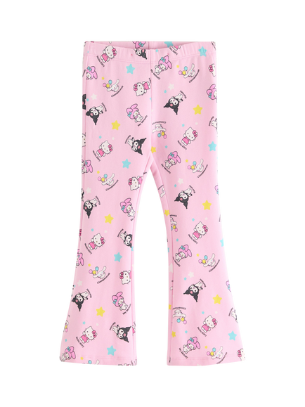 Lindex Hello Kitty And Friends Brushed Leggings, Light Pink
