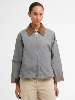 Barbour Catlin Barn Jacket, Grey/Brown, Grey/Brown