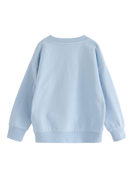 Lindex Kids' Pure Cotton Pokémon Sweatshirt, Light Blue - view 2, Light Blue