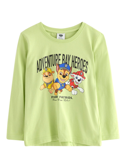 Lindex Kids' Paw Patrol Long Sleeve Top, Light Green