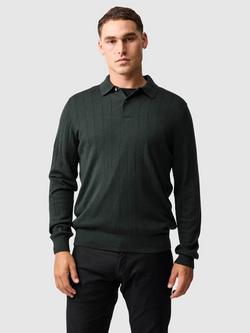 Rodd & Gunn Murdoch Merino Wool Knit Polo Top, Forest, Forest