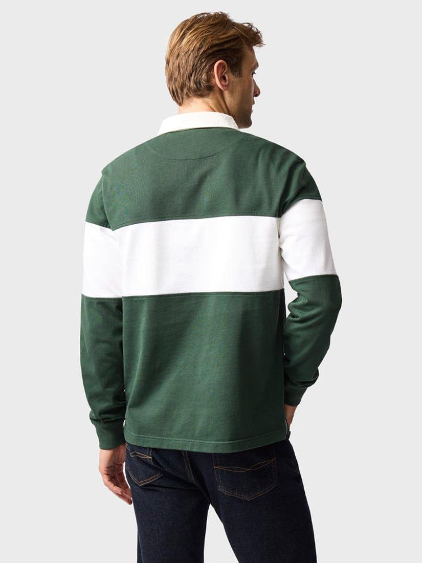 Product image 3 of 6, which shows Rodd & Gunn Foresters Rugby Shirt, Forest, XL