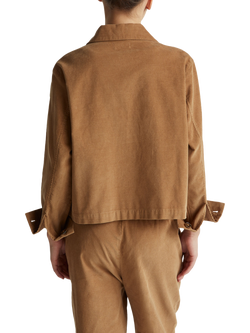 Benetton Double Faced Wool Blend Coat - view 2, Brown