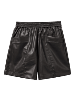 Benetton Bermuda Shorts, Black, Black
