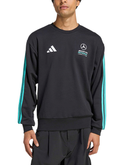 adidas Mercedes AMG Petronas Formula 1 Team DNA Sweat Top, Black, Black