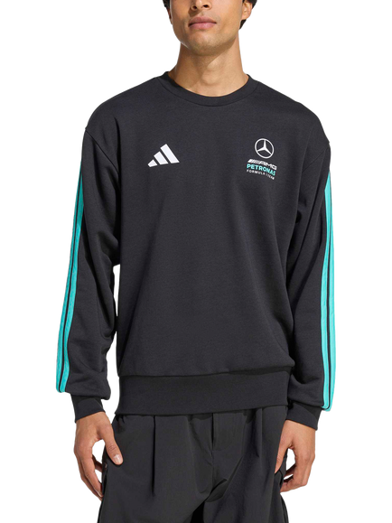 adidas Mercedes AMG Petronas Formula 1 Team DNA Sweat Top, Black, Black