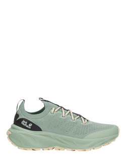 Jack Wolfskin Women's PS Trail Knit Low Hiking Shoes, Green, Green