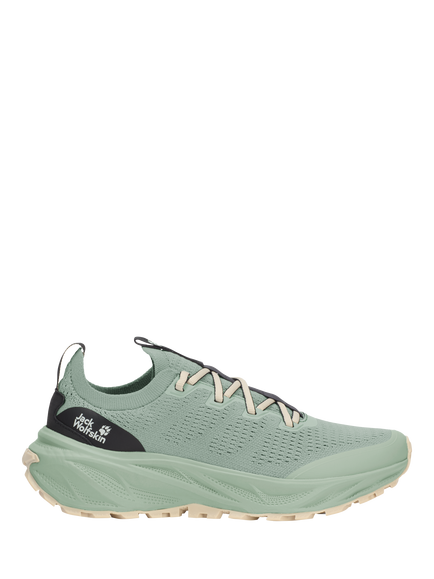 Jack Wolfskin Women's PS Trail Knit Low Hiking Shoes, Green, Green