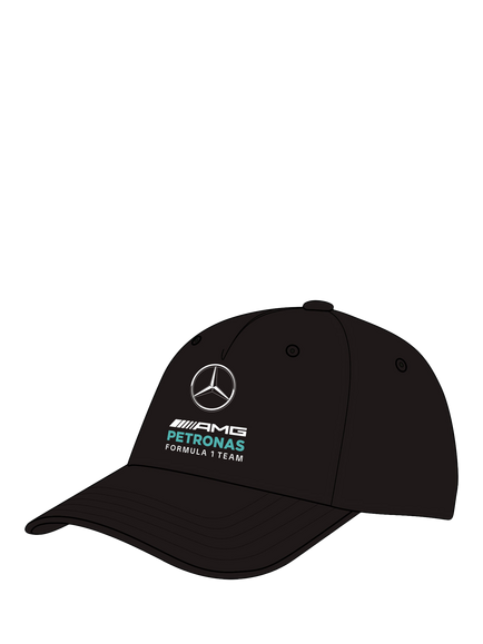 adidas Mercedes AMG Petronas Formula 1 Team DNA Baseball Cap, Black, Black