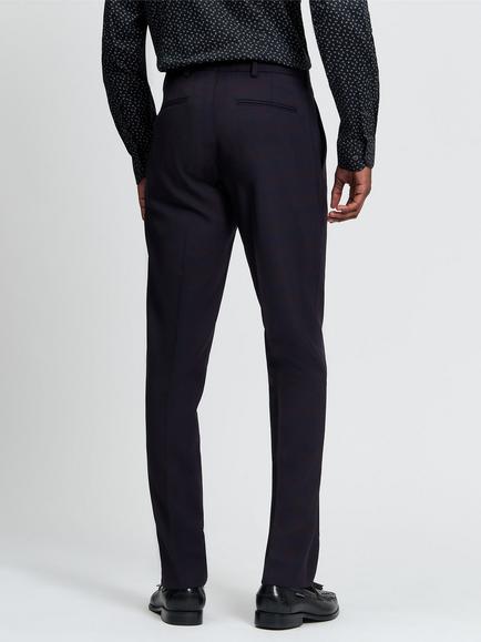 Ben Sherman Wool Blend Twill Trousers, Dark Wine - view 2, Dark Wine