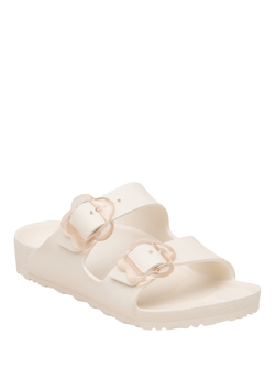Birkenstock Kids' Arizona Floral Buckle Sandals, Eggshell - view 2, Eggshell