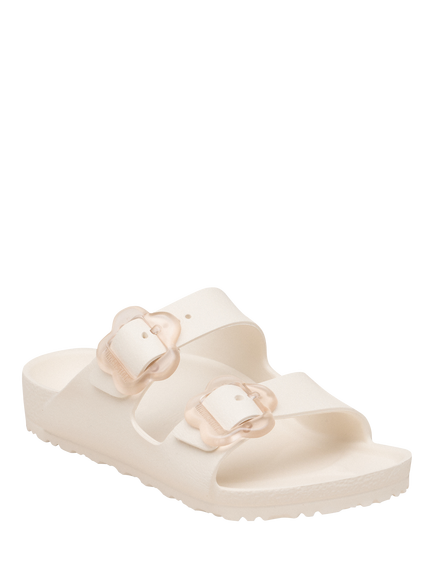 Birkenstock Kids' Arizona Floral Buckle Sandals, Eggshell - view 2, Eggshell