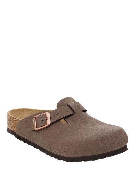Birkenstock Kids' Boston Birko-Flor Clogs, Mocca - view 2, Mocca