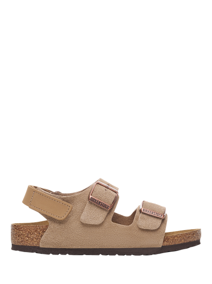 Birkenstock Kids' Milano Sandals, Taupe, Taupe