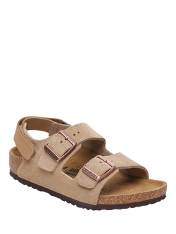 Birkenstock Kids' Milano Sandals, Taupe - view 2, Taupe