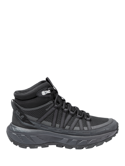 Jack Wolfskin Wild Hike Texapore Waterproof Hiking Boots, Black, Black