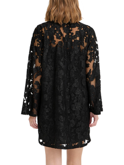 ICHI Lineo Lace Dress, Black - view 2, Black